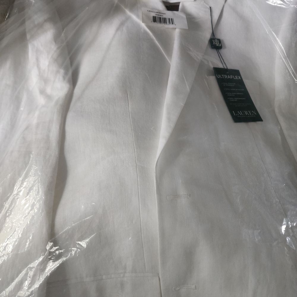 Ralph Lauren Mens Linen Two Button Blazer